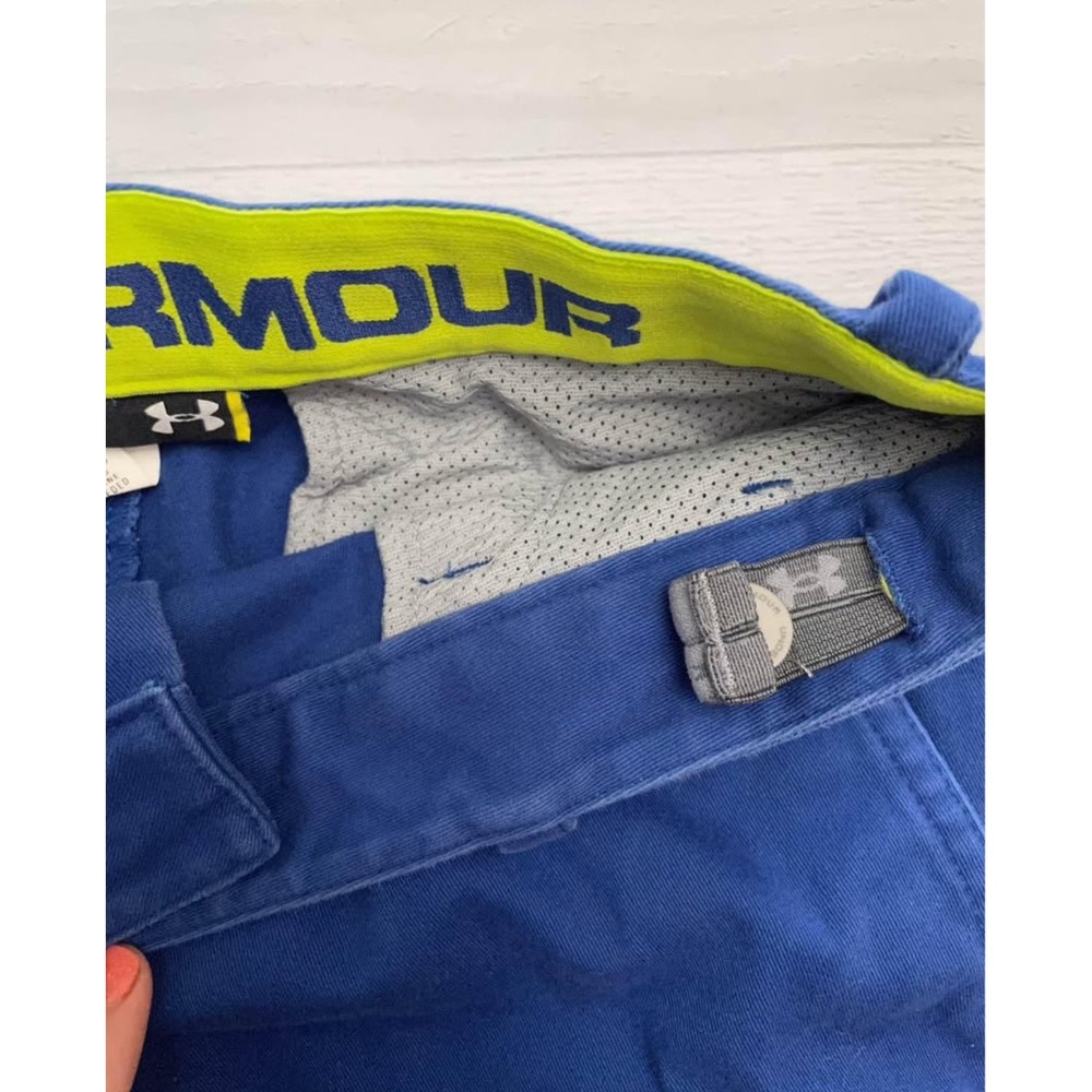 Under armour boys blue chino pants youth‎ large - Picture 6 of 9